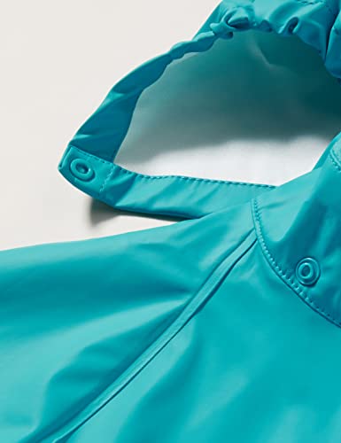 CARETEC Rain jacket - PU w/o fleece para Unisex niños, Turquesa (Turquoise 968), 128