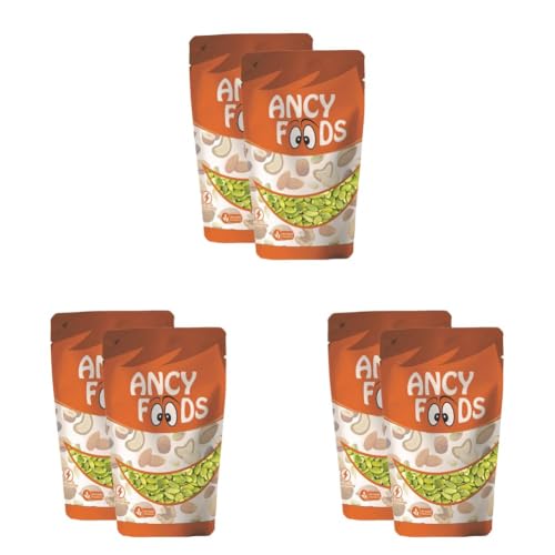 Image of Ancy Pumpkin Seeds 500 Grams (250 Grams X 2) - Rich in Protein, Zinc & Fiber - Add to Laddoos, Kheer, or Daily Snacks for Energy, Focus & Immune Support - Best for Busy Moms, Housewives, and Households And also Great Snack for Office Workers & School Kids