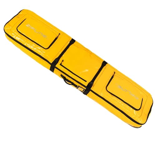 Zipline Ski Double Ski Bag with Wheels - Gear & Apparel Storage for Skiers - 180/200 cm Capacity - Durable & Waterproof Backpack - Proven Performance