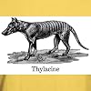 CafePress Thylacine T Shirt Men's Traditional Fit Light Casual Tshirt Yellow #2