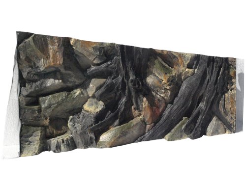ABG027 tylna ścianka do akwarium i terrarium 3D korzeń 100 x 40 cm w Robizoo