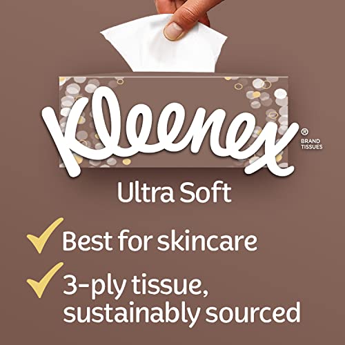 Kleenex Ultrasoft - Confezione Da 2 Scatole Di Fazzoletti Extra Morbidi