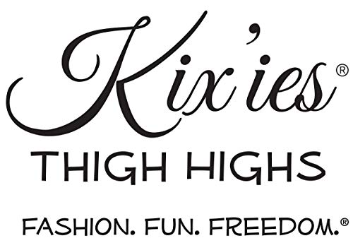 Kix`ies Stockings For Women | Thigh High Stockings With No-Slip Grip Stay Ups Thigh Bands | Womens Thigh High Stockings (Taylor Black 1315B) #TOP6