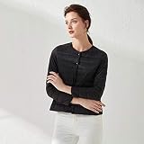 Applications Place: La veste en du bas confortable et chic avec son style élégant et unique idéal pour les femmes en plein air, adapté à diverses occasions et activités comme l’usure quotidienne, le travail d’affaires, tour, école.