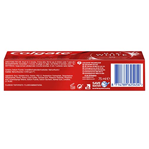 Colgate Max White One Toothpaste 75ml - Zahnpasta für strahlend weisse Zähne – Bild 6