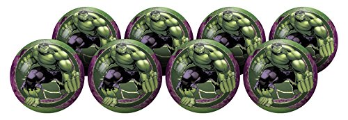 Hedstrom Avengers Assemble (Hulk) Playball Party Pack, Size Medium, 8 Balls