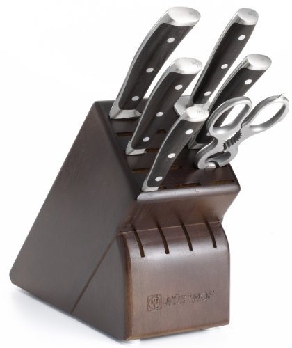 WÜSTHOF IKON Blackwood 7 Piece Knife Block Set