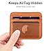 2Pack for AirTag Wallet Holder Slim Card Insert,Flexible Thin for Air tag Wallet Card Case Cover,Compatible with Apple AirTag 1st & 2nd Generation,for Badge, Purse, Handbag,Business Card Cases