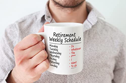 Stuff4 Retirement Gifts for Women Men Funny Mug Leaving Presents for Collegaues, 11oz White Ceramic Dishwasher Safe Mugs - Image 4