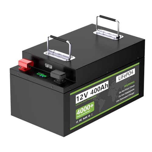 12V 400Ah LiFePO4 Lithium Battery with BMS