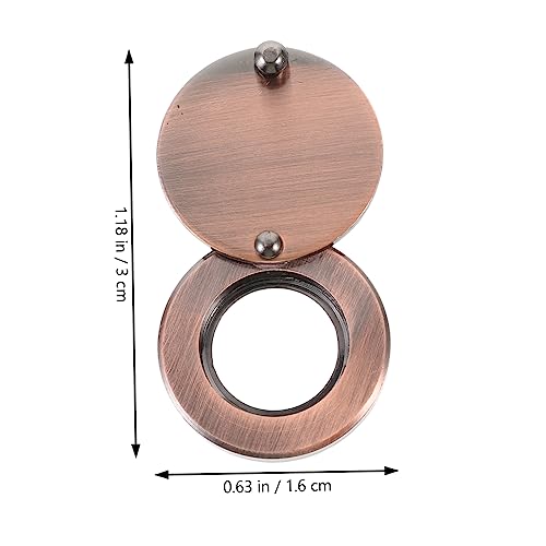 Tapa para mirilla de puerta interior MERRYHAPY, cubierta de privacidad resistente, fácil de usar miniatura 5