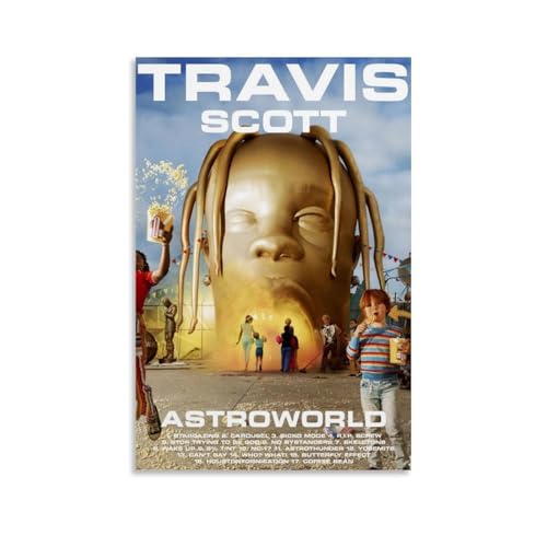 Astroworld Album di Travis Scott, moderno, stampato ad alta definizione,