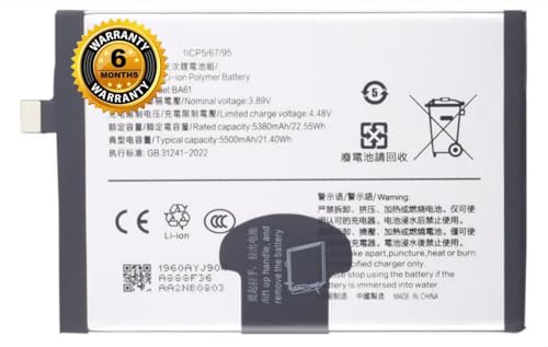 Image of Original BA61 Battery for Vivo Y19s (V2419) Mobile - 5500mAh Battery with 6 Month Warranty*** (C192)