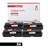 kyocera fs-1120mfp agregar toner  NOPAN-INK - x4 Toners - TK170 (Noir) - Compatible pour Kyocera ECOSYS P 2100 Series Kyocera ECOSYS P 2135 d Kyocera ECOSYS P 2135 dn Kyocera FS-1320 D Kyocera FS-1320 DN Kyocera FS-1370 DN