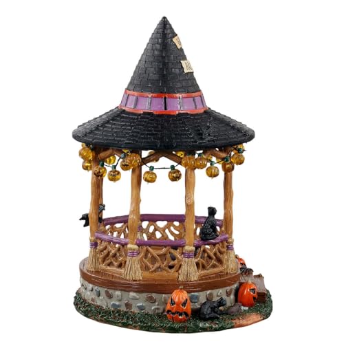 Witch Gazebo Lemax pavillon sorcière décoration spooky town
