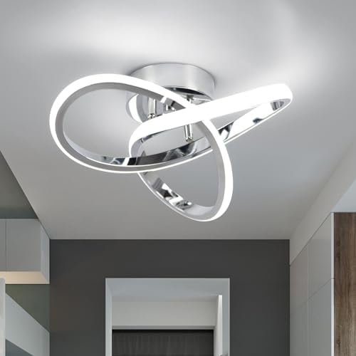 Vloitgol Modern Led Ceiling Light Fixtures 5500K Led Hallway Light Semi