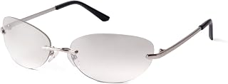 VIA LEECA Trendy Y2k Rimless Sunglasses for Women Men Rave Cool Accessories