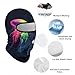 Fashion Breathable Astronaut Space Trippy Galaxy Planet Colorful Jellyfish Full Face Mask, Sun Protection Ski Mask, Face Cover for Outdoor Motorcycle Riding Sports