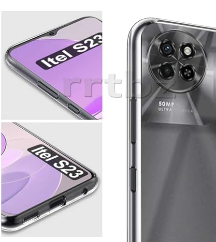 Image of Soft Silicone TPU Back Cover Compatible with itel S23