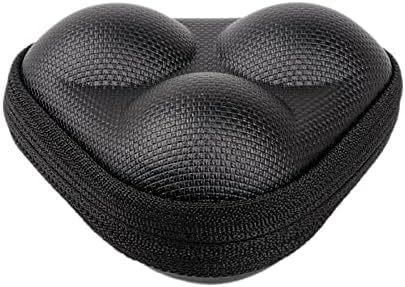 KJOET ポータブル卓球ボールバッグハード耐久性ピンポンボールケース軽量防水卓球EVAバッグブラック