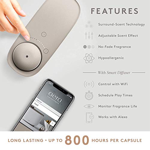 Aera Smart Fragrance Electric Diffuser, App Controlled Home Fragrance, Scent Capsules Sold Separately - Thumbnail 3