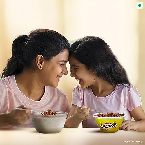 Image of Kellogg's Multigrain Chocos Chotta Ladoo 340g / 350g /391g | With Chotta Bheem Cut Out Mask | Source of Calcium, High in Protein, with 10 Essential Vitamins & Minerals | Breakfast Cereal for Kids