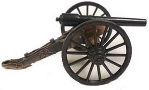 Miniature 1857 Napoleon Civil War Cannon w/ Black Parrott Ba