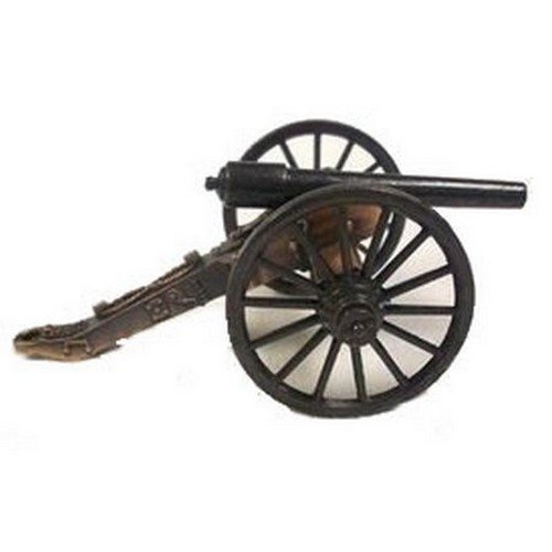 Miniature 1857 Napoleon Civil War Cannon w/ Black Parrott Ba