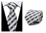 ZZZYW Accessori Maschili a Strisce a Strisce Business Cravatta Seta Cravatta for Uomo Tuta da Sposa Jacquard Cravatte (Color : L10)