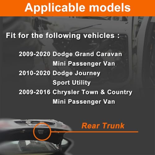 Image of Trunk Latch Compatible with 2010-2020 Grand Caravan /Journey, 2009-2016 Town and Country Rear Liftgate Tailgate Lock Actuator Assembly