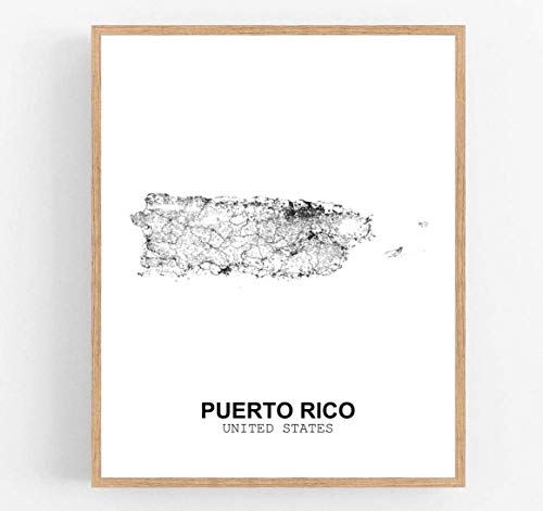 Eleville 8X10 Unframed Puerto Rico United States Country View Abstract...