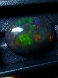 31 x 23 mm czarny etiopski opal, 1 szt. kaboszon rzadka jakość czarny etiopski opal, 1 szt. owalny kaboszon etiopski opal kaboszon naturalny welo opal wielopalny opal luźny kamień szlachetny do