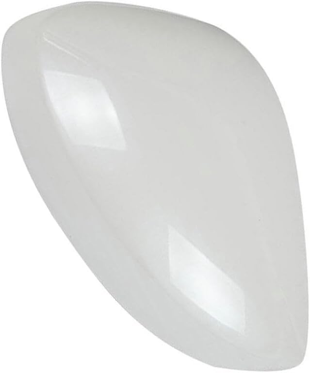 Car Side Mirror Cover Replacement, Rearview Mirror Cover Trim Without Turn Signal Lamp for Honda Civic 2022-2024 White (Right (Passenger) Side)