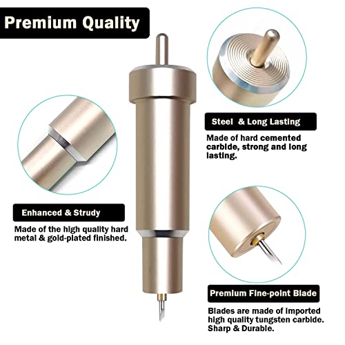 Lâmina de ponta fina premium com invólucro para Cricut Maker, caixa de corte fino premium com lâmina