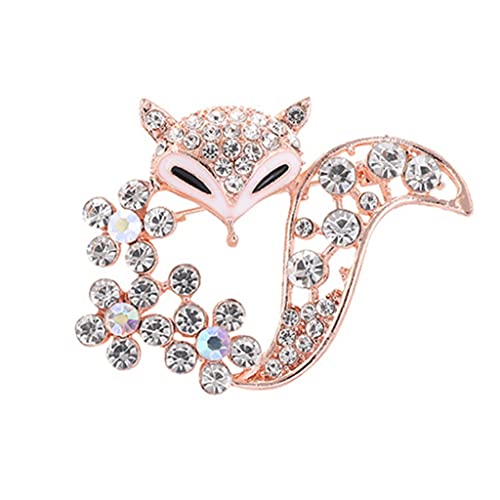 Broche renard mignonne animal frais doux design de vêtements accessoire