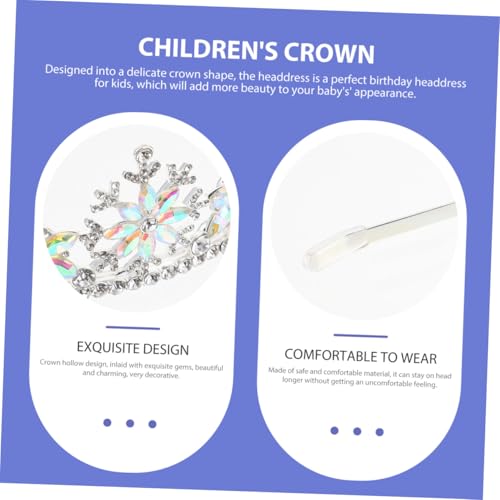 Couronne flocon de neige Mipcase en alliage argenté pour cortège - 6