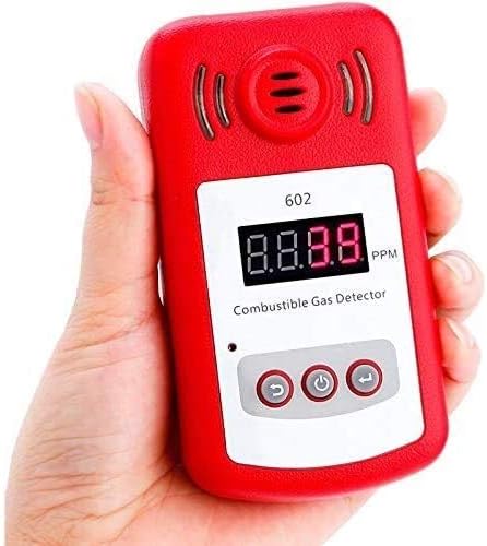サウンドとライトアラームが付いている携帯用ミニ可燃性ガス検出器アナライザーガス漏れテスター 暖かい 【ボイス】