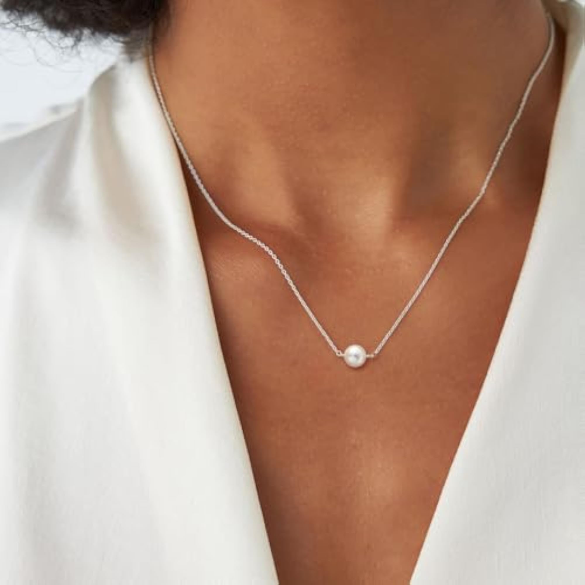Silver Necklace with Infinity Safety Pin & Dragonfly Pendant