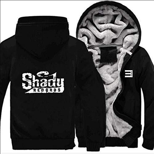 Veste brodée Hip-hop, Veste Cardigan avec Zip, Veste de Sport pour Homme, Sweat à Capuche en Velours épais, Hauts élégants et Confortables en Automne et en Hiver Cover