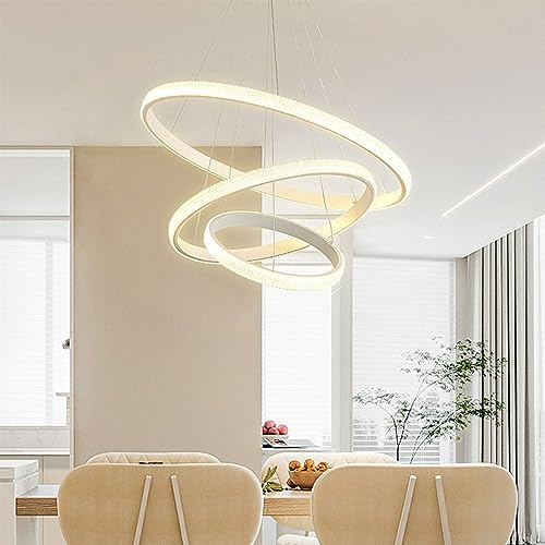 Éclairage suspendu à intensité variable LED 48W pour salon sombre - 2