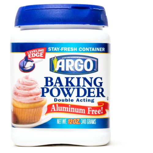 Argo Double Acting Aluminum Free Baking Powder 12Oz Container (Pack Of 6) #TOP14