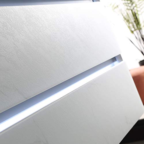 Led Lighted 30 Inch Bathroom Vanity Sink Combo Provides The Dual Benefits Of Vanity With Sink And Comfortable Dimmed Bathroom Vanity Light, 018 30 23 C Mt12 (30", Calacatta White) #TOP7