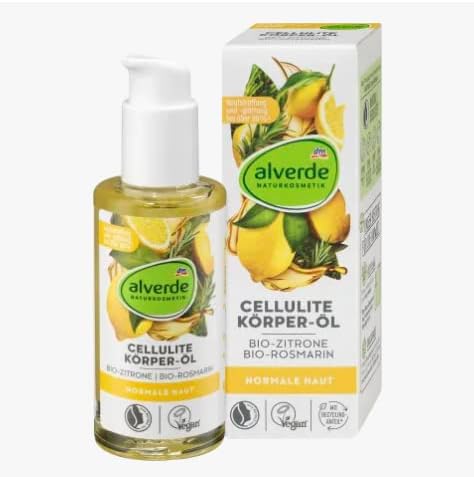 Alverde Cellulite Body Oil Bio-Lemon Bio-Rosemary 100 ml / 3.4 fl oz
