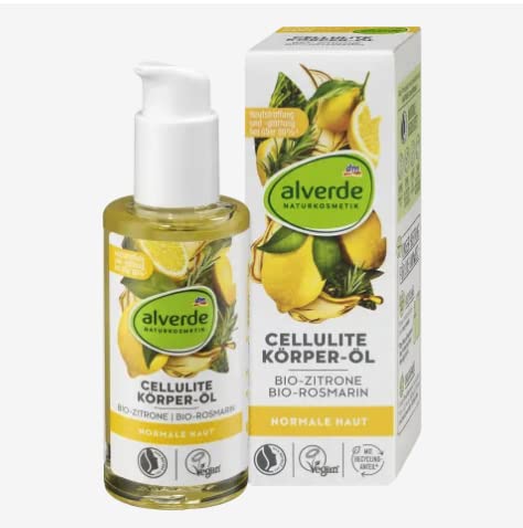 Alverde Cellulite Body Oil Bio-Lemon Bio-Rosemary 100 Ml / 3.4 Fl Oz #TOP24