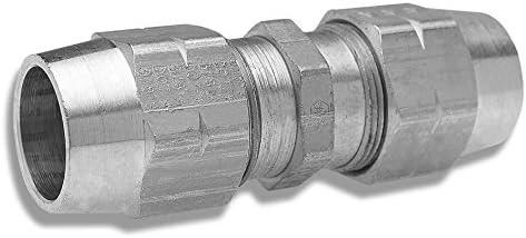 Edelmann 926280 1/2" Compression Hose Mender Fitting for Detachable Truck/Bus Air Brake Systems, 1 Pack