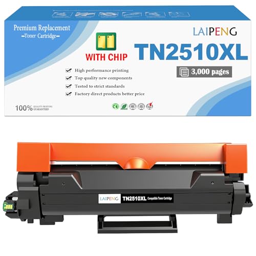 Toner TN-2510XL noir haute capacité compatible avec imprimante Brother DCP-L2620DW