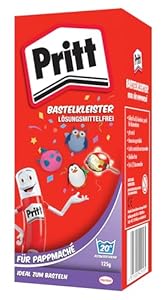 Pritt Bastelkleister Pappmaché, 125 g Pulver
