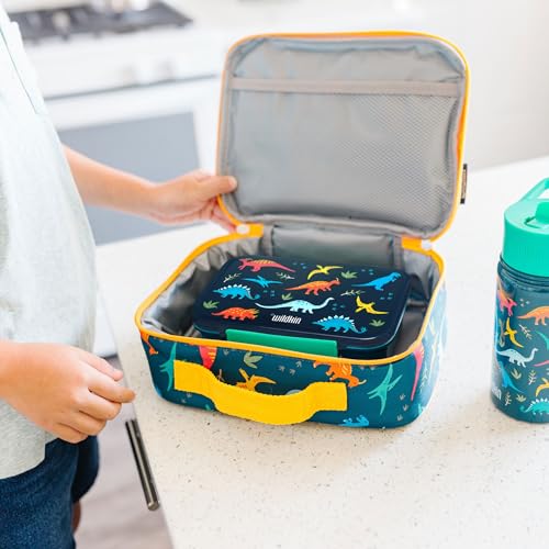 Image of Wildkin Reusable Food Container for Kids - Airtight, Leak Resistant, Dishwasher Safe - Jurassic Dinosaurs