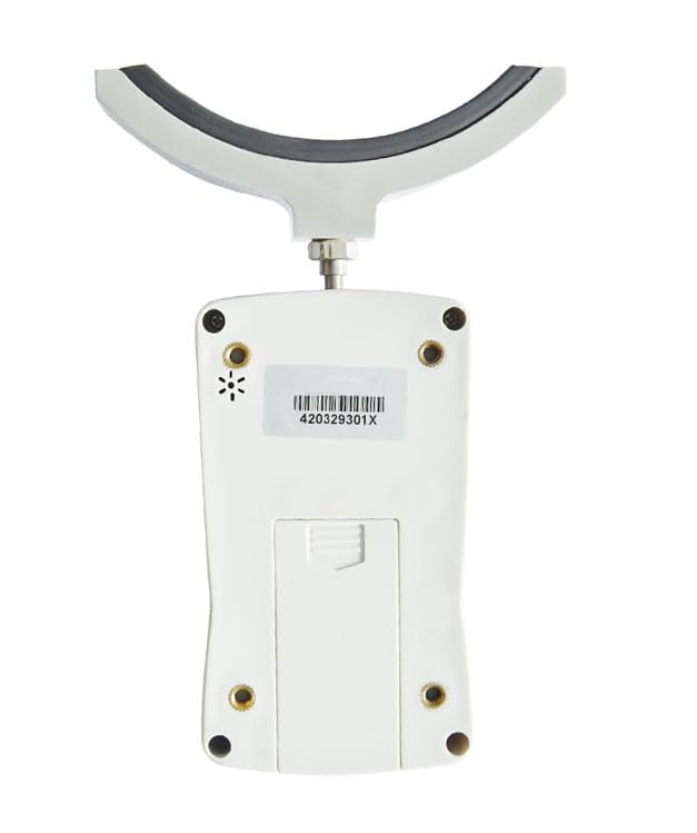Dinamómetro de mano para medir fuerza muscular, precisión ±1 %, carga máxima 500 N / 50 kg / 110 lb, división de carga 0.1 N / 0.01 kg / 0.01 lb, función de apagado automático miniatura 3