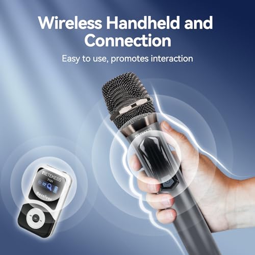 Sistema de audio inalámbrico para guías turísticos Retekess T130, micrófono portátil, dispositivos de escucha asistida para capacitación (1 micrófono, 1 transmisor, 25 receptores) miniatura 2